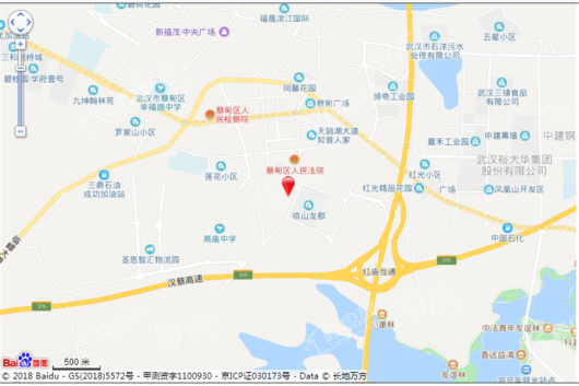 正商书香华府位置图
