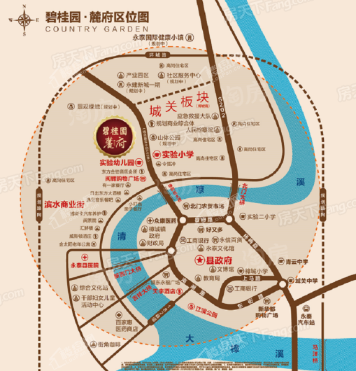 碧桂园·麓府位置图