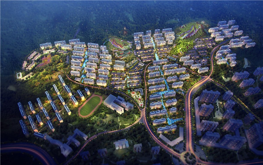 中国铁建山语桃源效果图