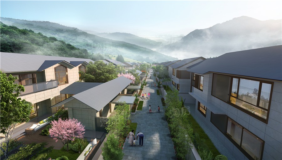中国铁建山语桃源效果图
