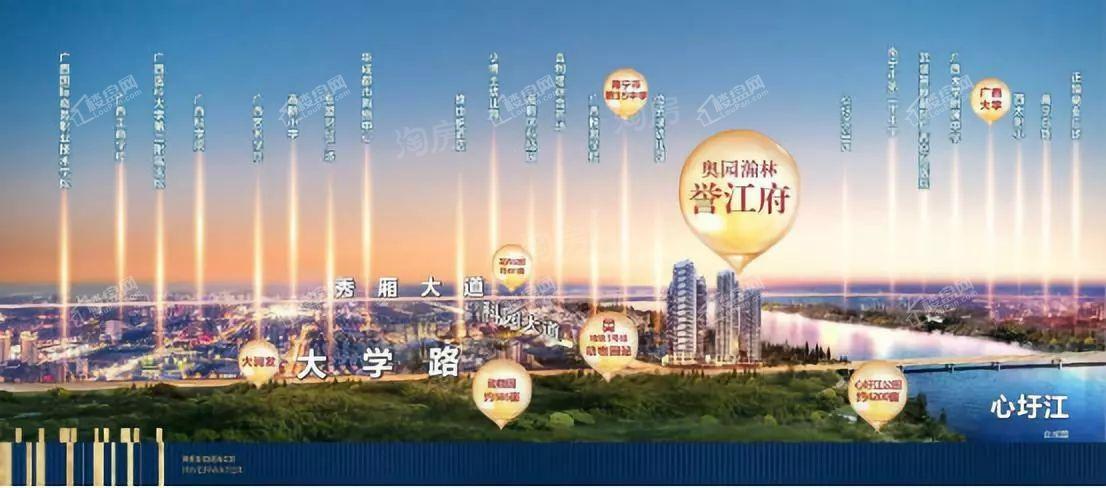 奥园瀚林誉江府效果图