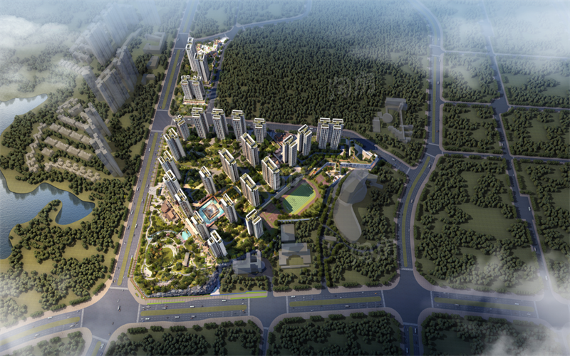 中铁阅山湖 云著效果图