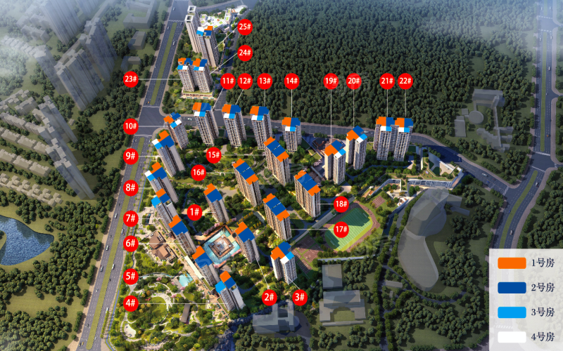 中铁阅山湖 云著效果图