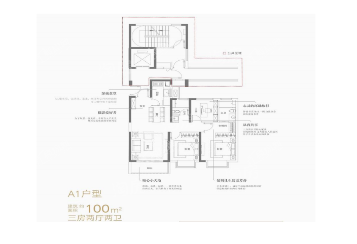 华侨城万科3室2厅2卫