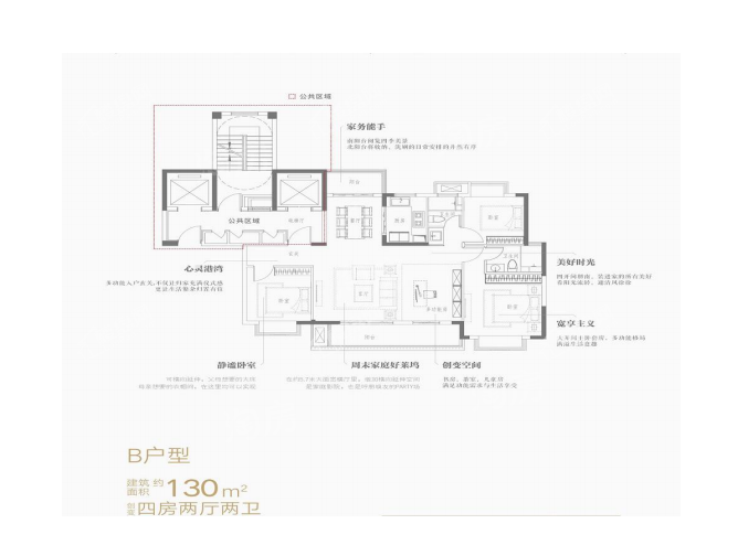 华侨城万科4室2厅2卫