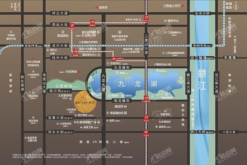 融创赣江府位置图