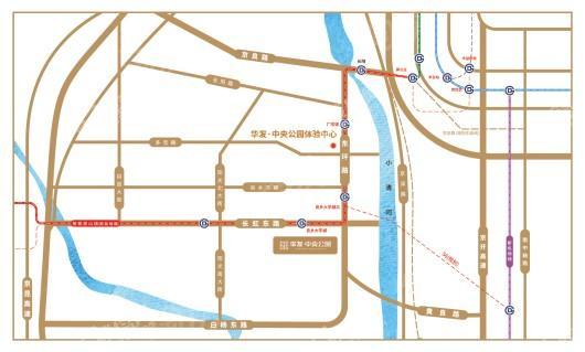北京华发·中央公园位置图