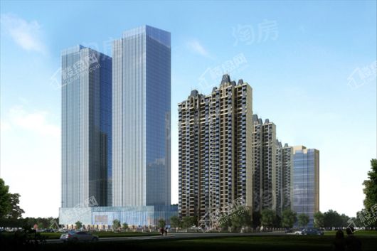 恒大悦湖商业广场效果图