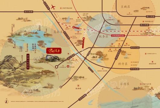 万振中国院子位置图