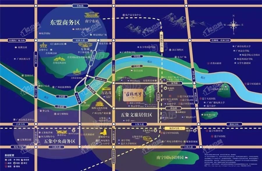 蓝光雍锦澜湾位置图
