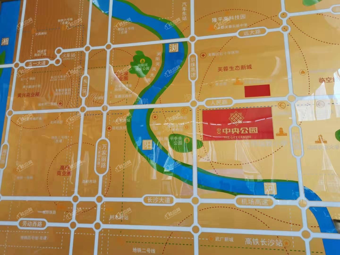 中交中央公园位置图