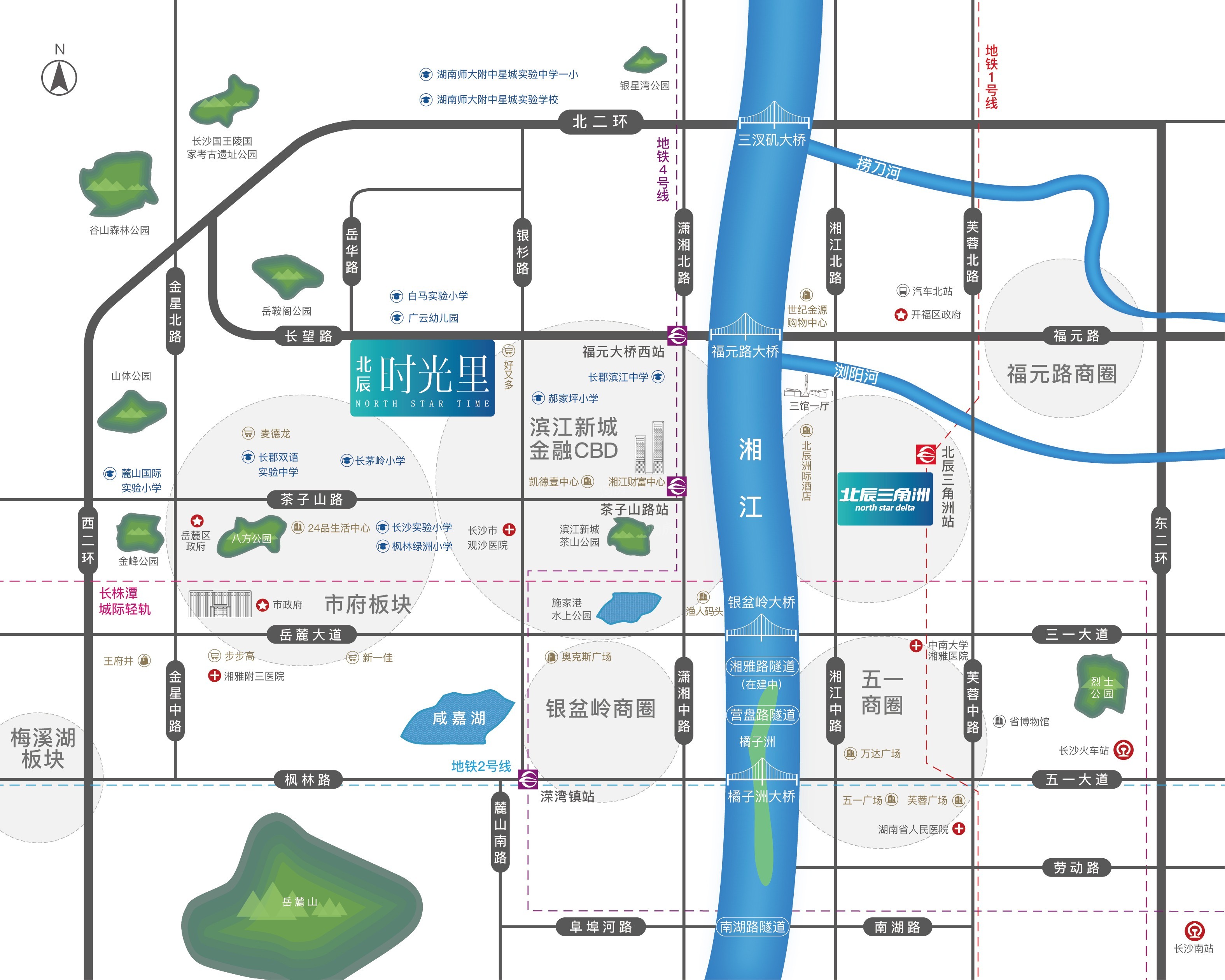 北辰时光里位置图