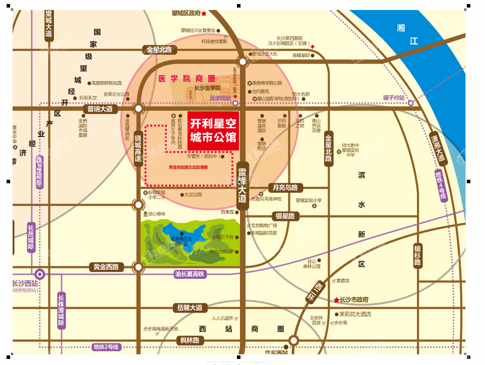 开利星空城市公馆位置图