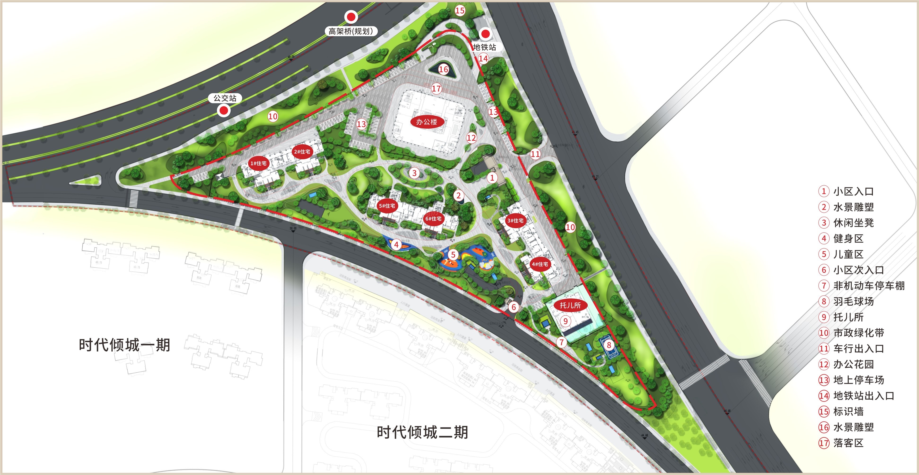 时代倾城·遇见位置图