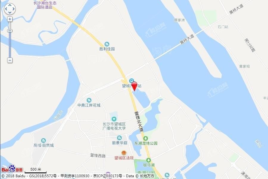 湾田·望江府位置图