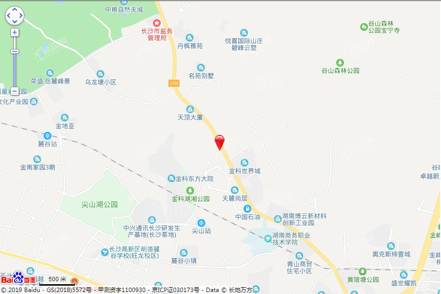 天麓轻奢国际位置图