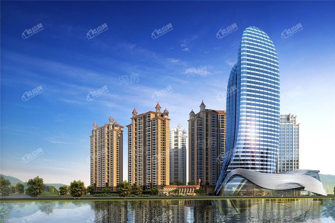 联泰滨江中心江寓效果图