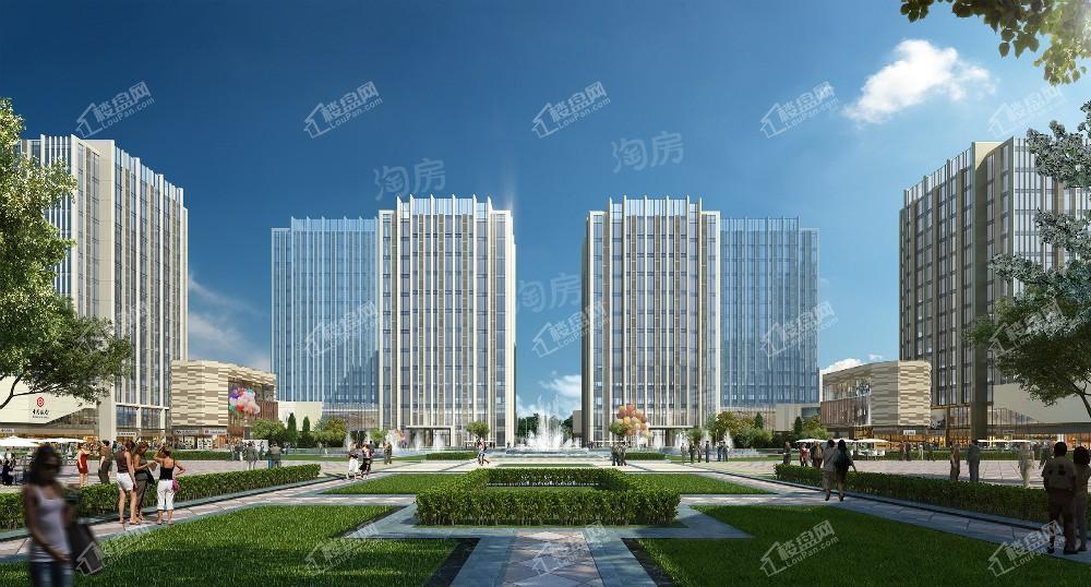 恒大金融小镇效果图
