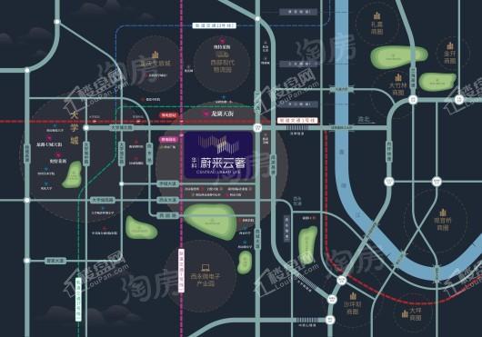 华科蔚来云著位置图