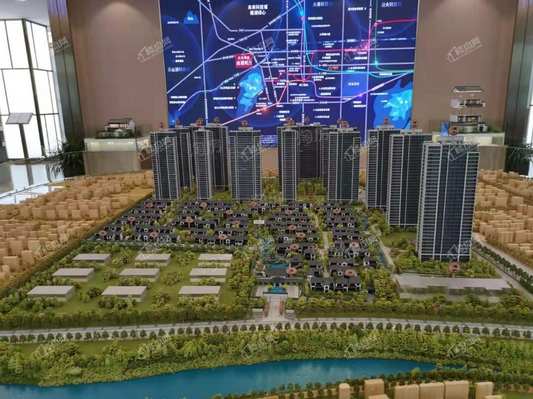 南湖明月实景图