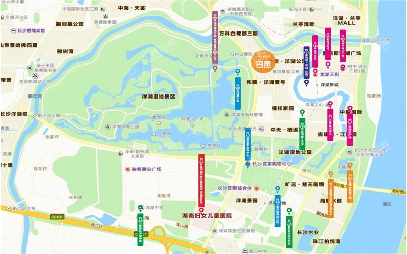万科白鹭郡铂寓位置图