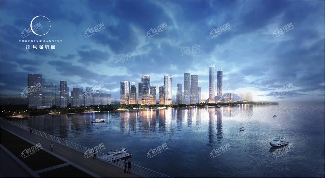 绿城金地凤起听澜效果图