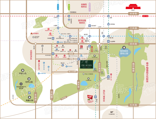 中铁诺德春风和院位置图