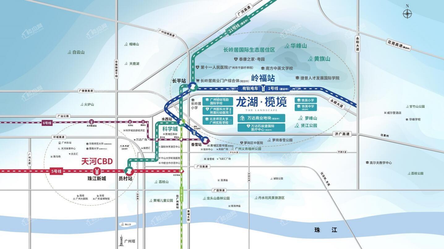 龙湖揽境位置图