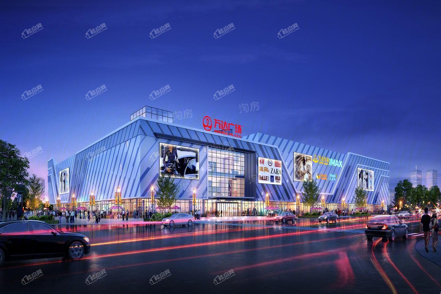 阳逻万达广场御江效果图