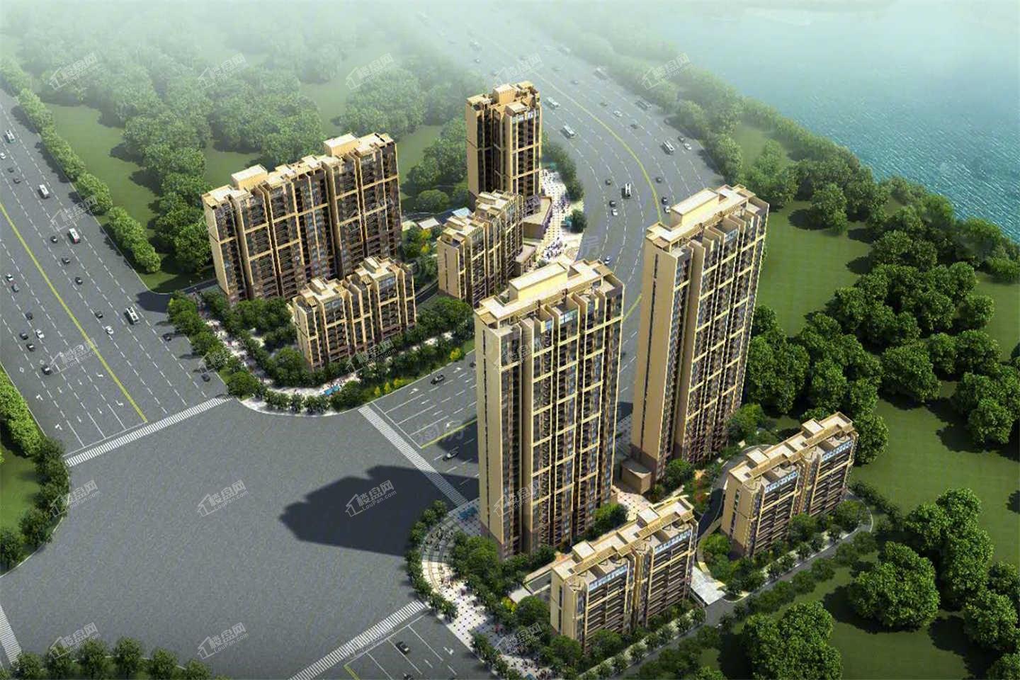 金色湖畔效果图