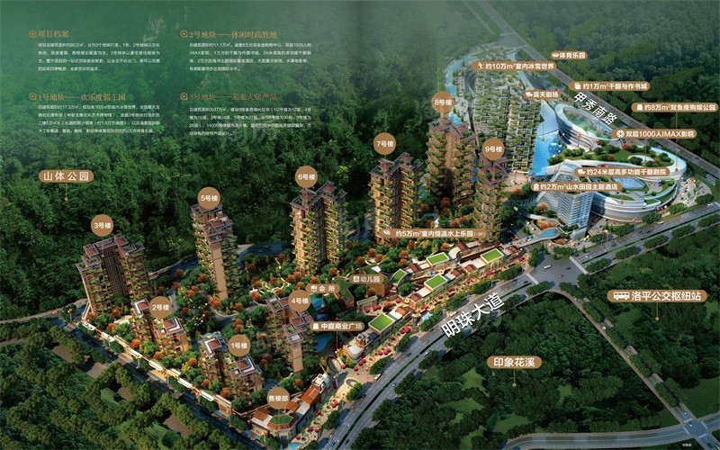 亨特碧桂园云涧溪山效果图