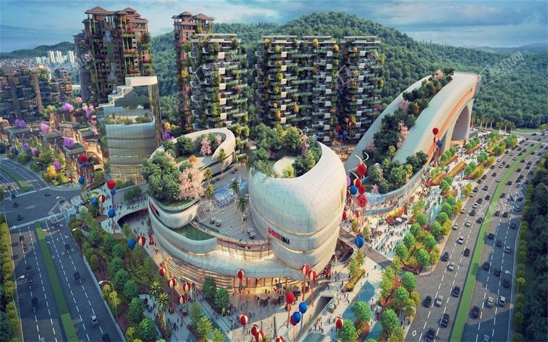 亨特碧桂园云涧溪山效果图