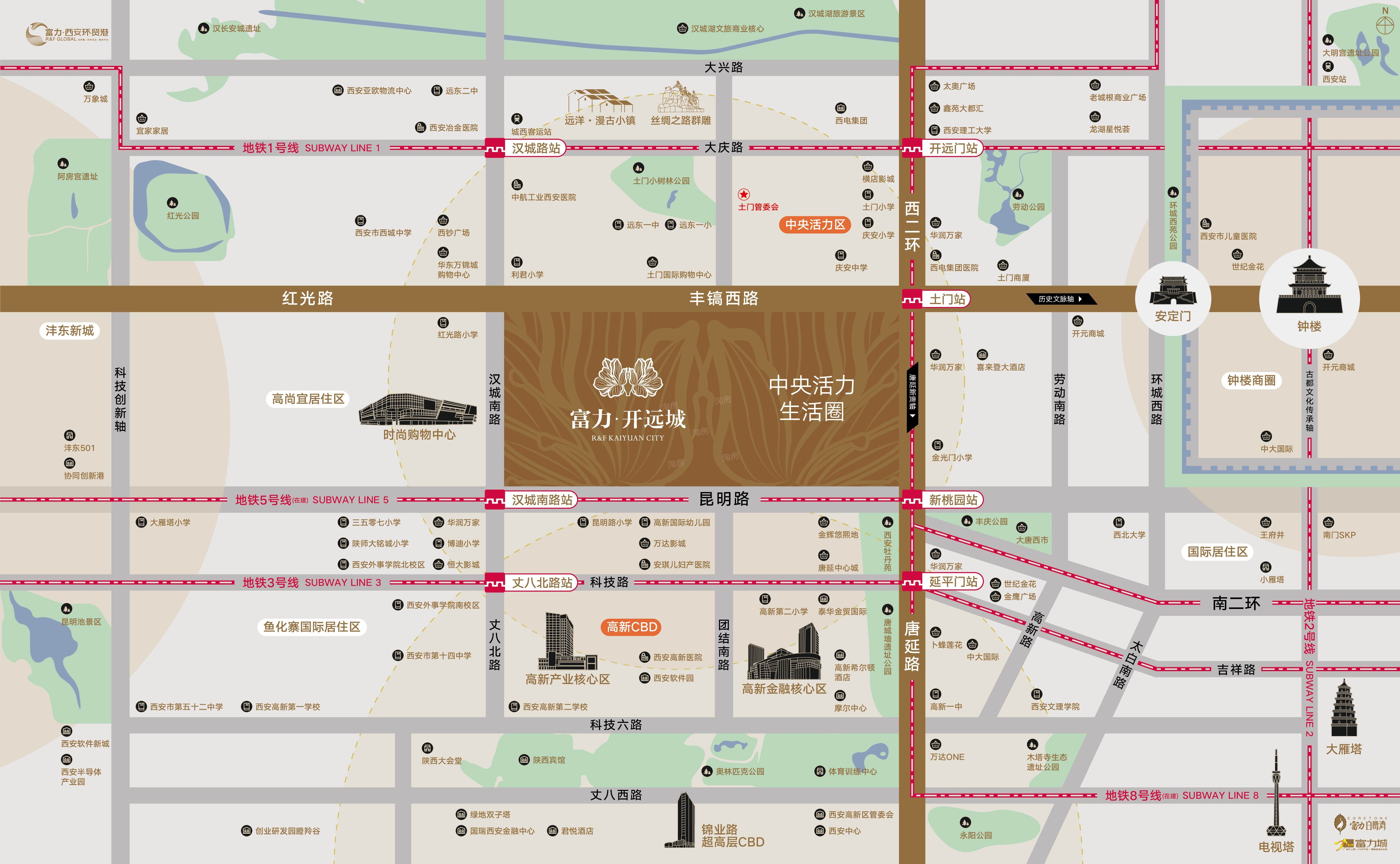 富力开远城位置图
