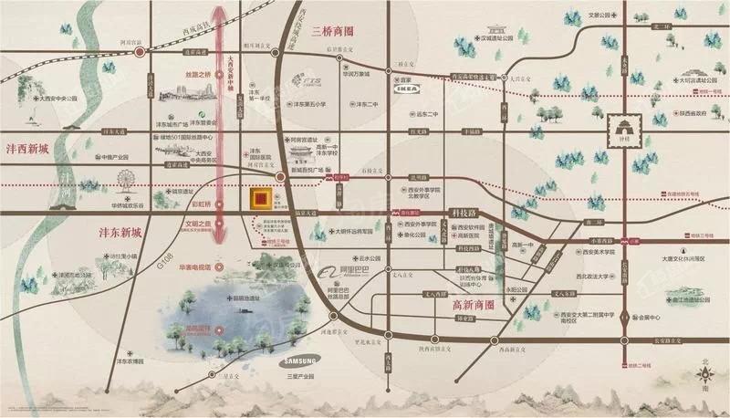 碧桂园·国湖位置图