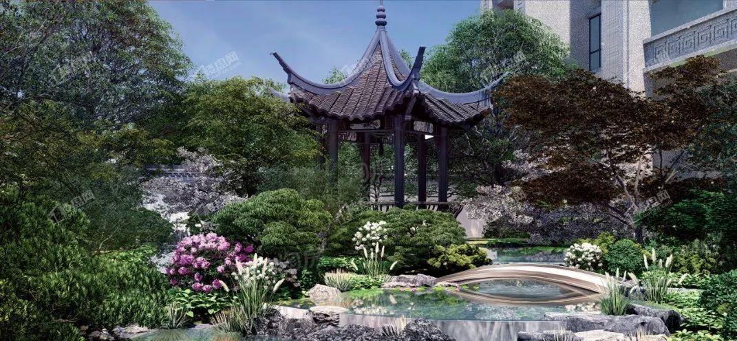中国铁建花语岭南效果图