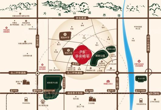 伊泰·华府晴翠位置图