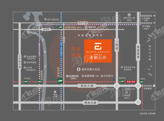 金辉金科天宸云著位置图