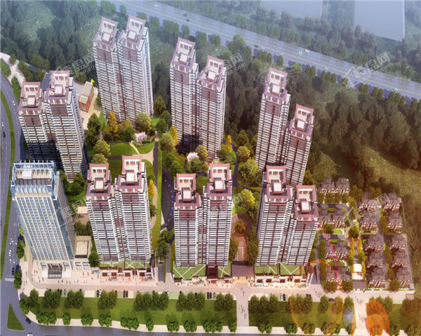 路桥壮美山湖效果图