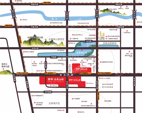 路桥壮美山湖位置图