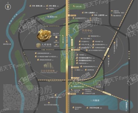 万科天府锦绣位置图
