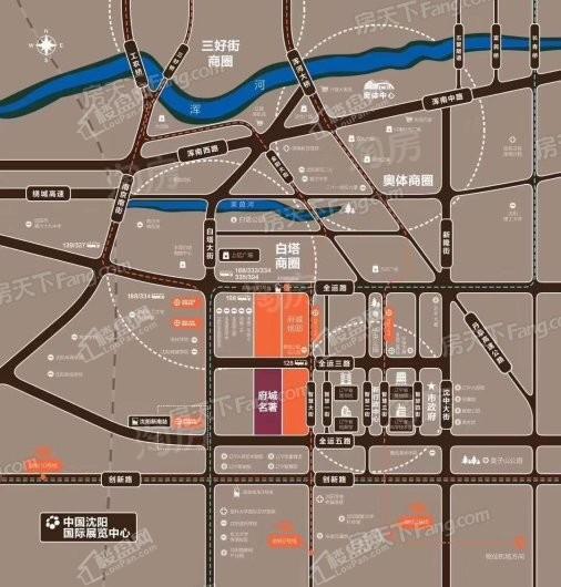 府城名著位置图