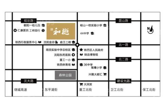 中南旭辉和樾位置图