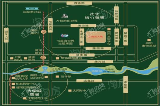中粮锦云天城位置图