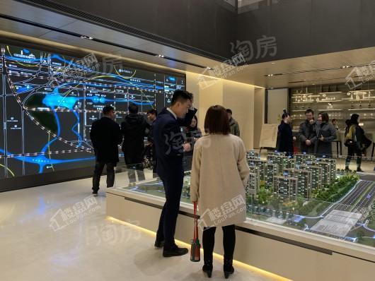 绿城明月滨河实景图
