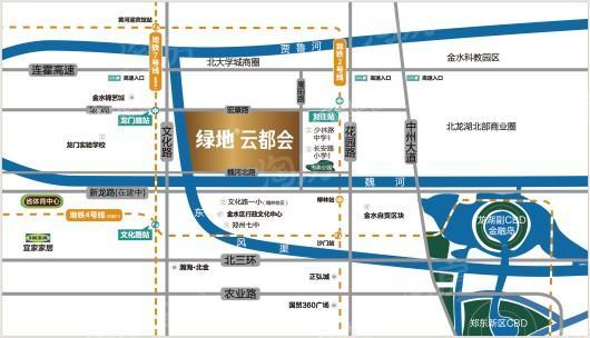 绿地云都会位置图