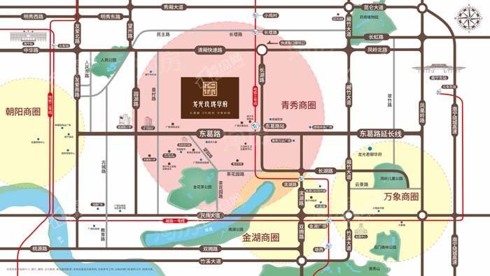龙光玖珑华府位置图