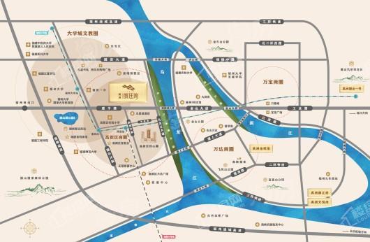 禹洲朗廷湾位置图