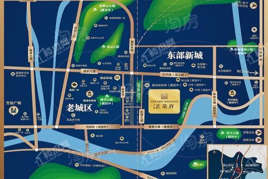 玉融正荣府位置图