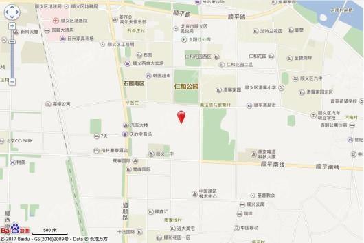 北京城建·北京合院位置图