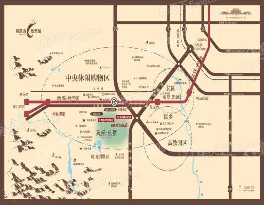 天恒乐墅位置图
